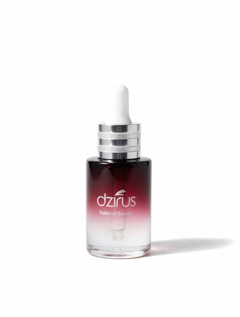 Dzírus Retinol Serum 1% – Anti-Aging, Skin Renewal & Pore Unclogging | Floribunda Extract