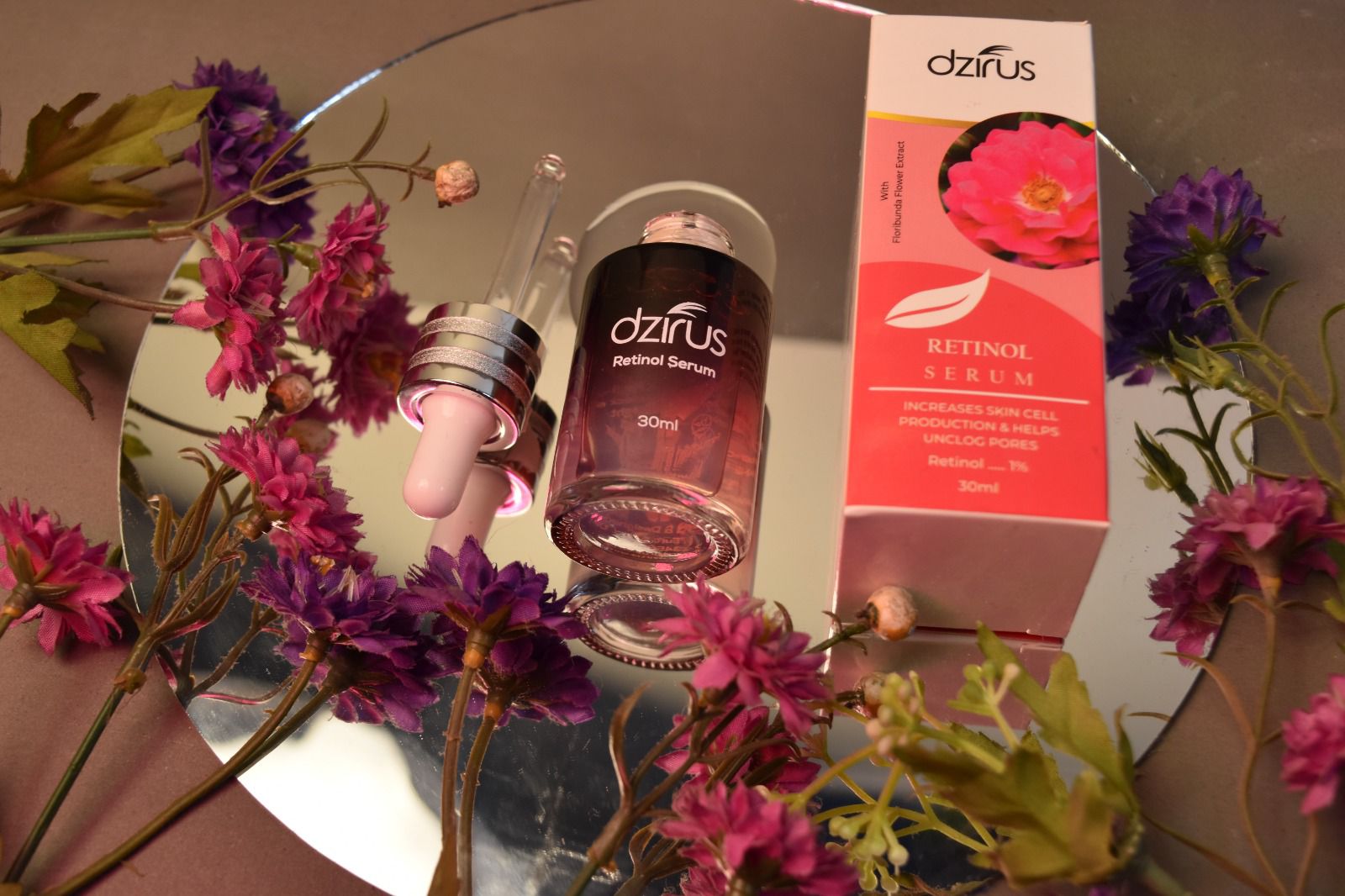 Skin Rejuvenation Serum with Cosmos Flower & Willow Bark – Brightens & Hydrates