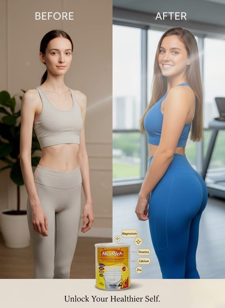 MalRich – Milk-Based Energy Supplement for Weight Gain, Strength & Wellness