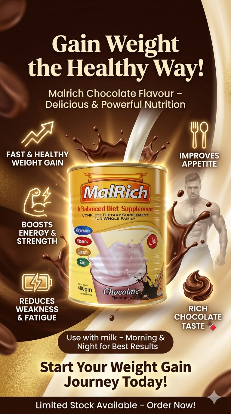 Malrich supplement chocolate favlour