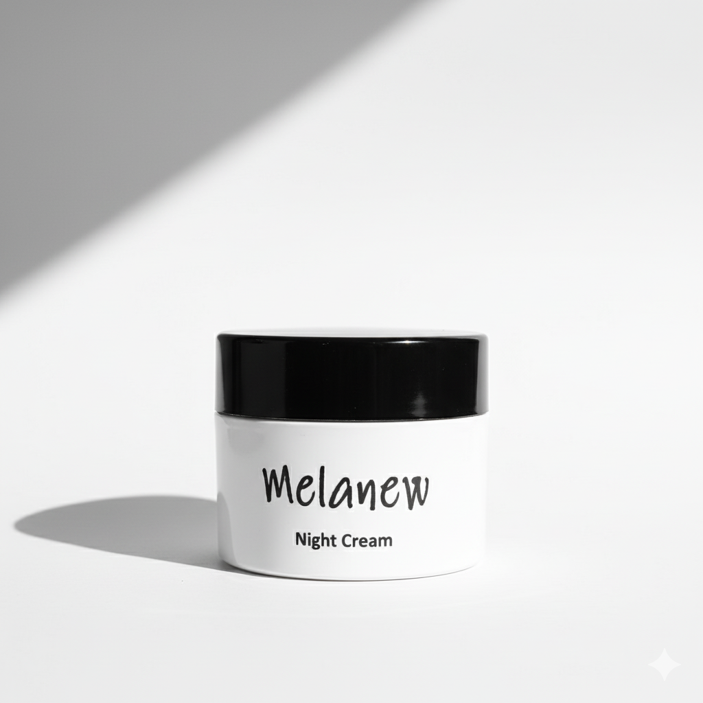 Melanew Night Cream jar _ for dark spot and meslama